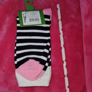 kate spade 2pc sock strawberry straw new